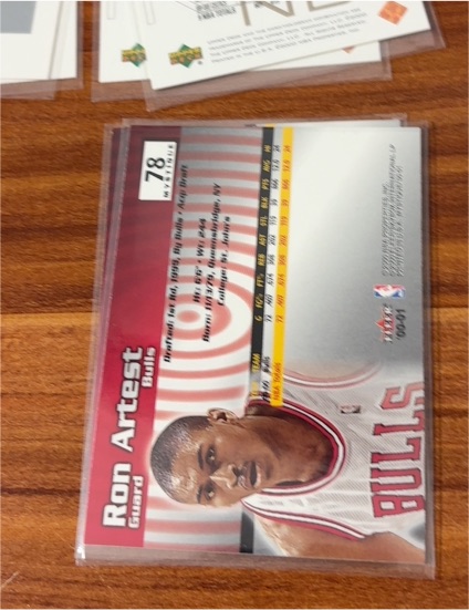 1999-00 Upper Deck #330 Ron Artest Rookie — front