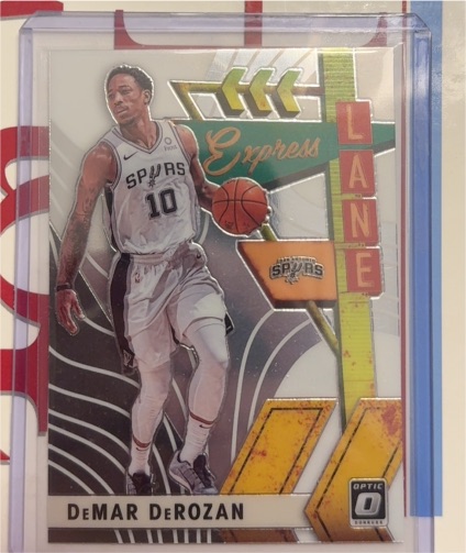 2019-20 Donruss Optic #5 DeMar DeRozan Express Lane — front