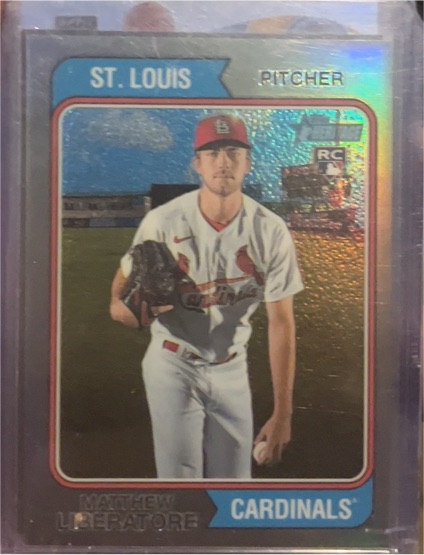 2023 Topps Heritage #365 Matthew Liberatore — front
