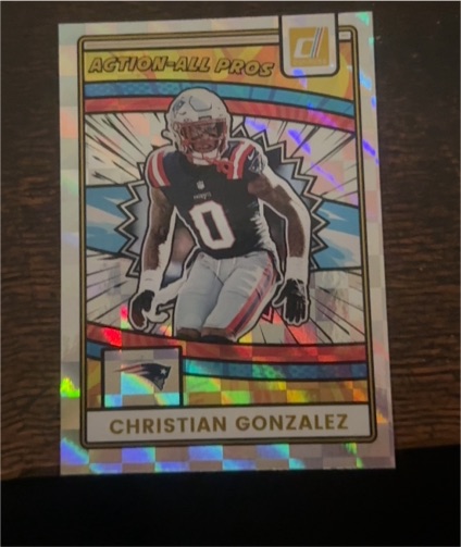 2025 Donruss #AAP-CGO Christian Gonzalez Action All Pros — front