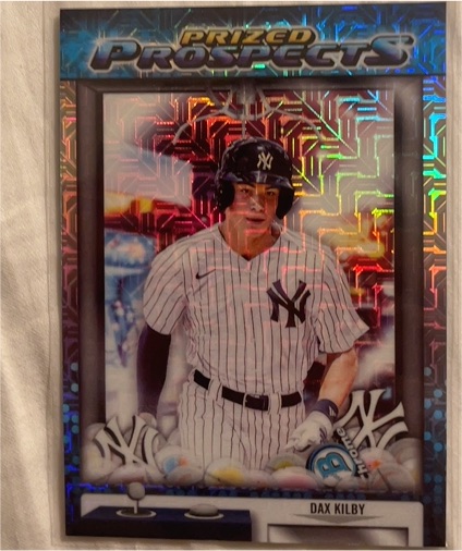 2025 Bowman Draft #PP-12 Dax Kilby Prized Prospects Mojo — front