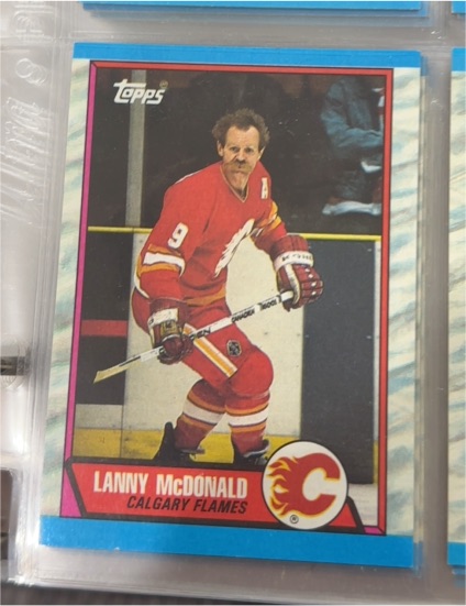 1989-90 Topps #7 Lanny McDonald — front