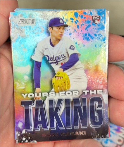 2025 Topps Stadium Club #YK-10 Roki Sasaki Yours For The Taking — front
