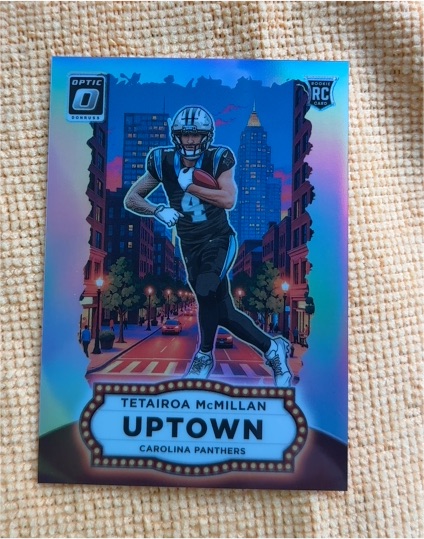 2025 Panini Donruss Optic #20 Tetairoa McMillan Uptown — front