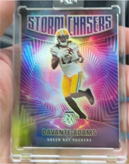 2021 Panini Mosaic #SC-11 Davante Adams Storm Chasers — front