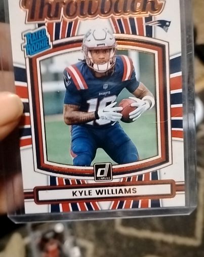 2025 Panini Donruss #48 Kyle Williams Rated Rookie Throwback — front