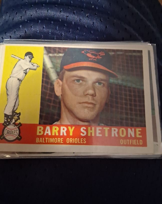 1960 Topps #348 Barry Shetrone — front