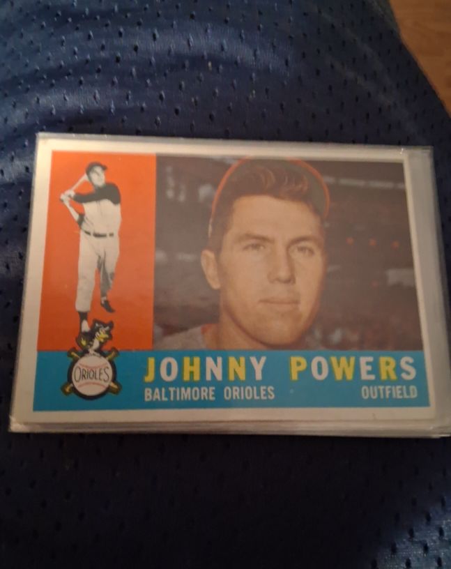 1960 Topps #422 Johnny Powers — front