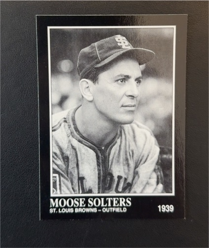 1991 The Sporting News Conlon Collection #285 Moose Solters — front