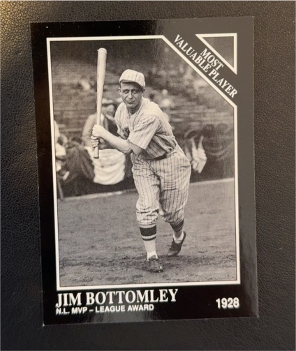1991 The Sporting News Conlon Collection #302 Jim Bottomley — front