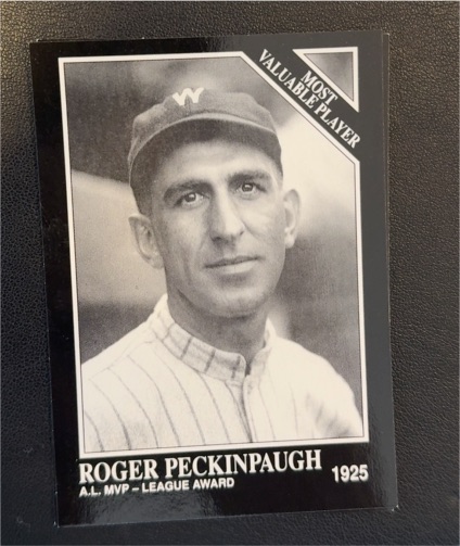 1991 The Sporting News Conlon Collection #308 Roger Peckinpaugh — front