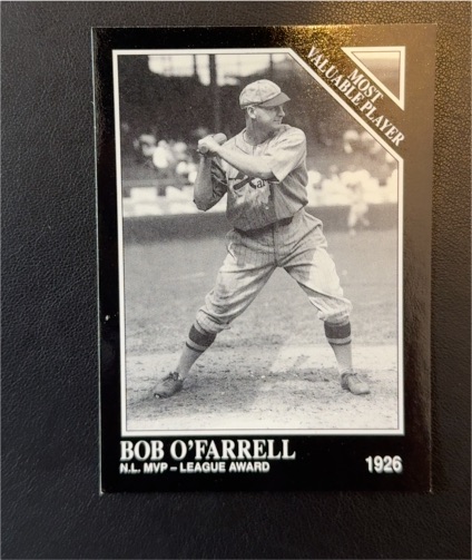 1991 The Sporting News Conlon Collection #316 Bob O'Farrell — front