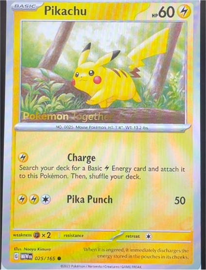2023 Pokémon SV: Scarlet & Violet 151 #025 Pikachu — front
