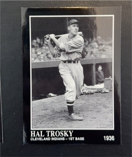 1992 The Sporting News Conlon Collection #385 Hal Trosky Cleveland Indians — front