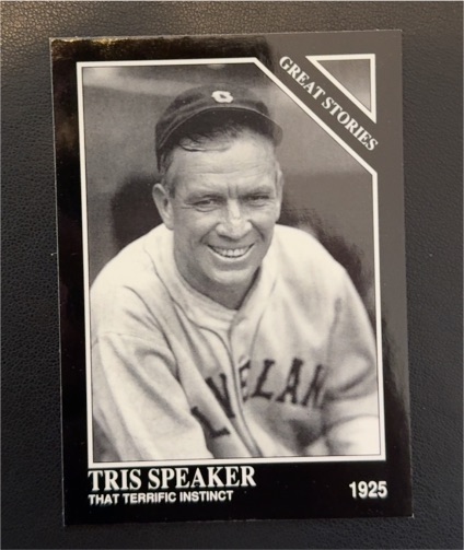 1992 Conlon Collection #422 Tris Speaker — front