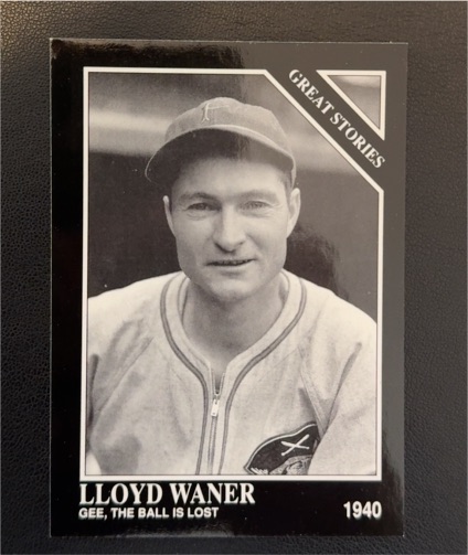 1992 Conlon Collection #429 Lloyd Waner — front