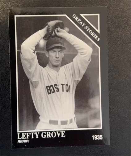 1992 Conlon Collection TSN #431 Lefty Grove Boston Red Sox — front