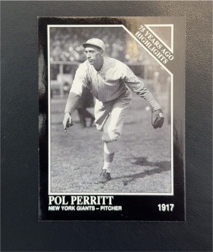 1992 Conlon Collection TSN #488 Pol Perritt — front