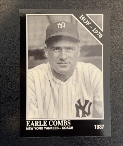 1991 The Sporting News Conlon Collection #105 Earle Combs — front