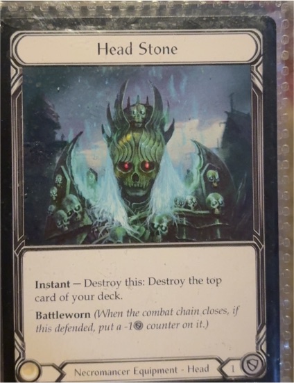 Flesh and Blood High Seas #081 Head Stone — front
