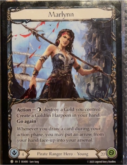2025 Legend Story Studios Flesh and Blood High Seas #SEA083 Marlynn — front