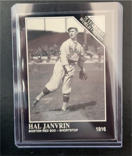 1991 The Sporting News Conlon Collection #144 Hal Janvrin — front
