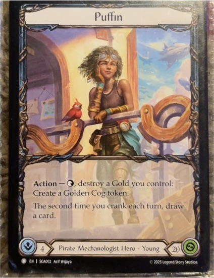 2025 Legend Story Studios Flesh and Blood High Seas #SEA002 Puffin — front