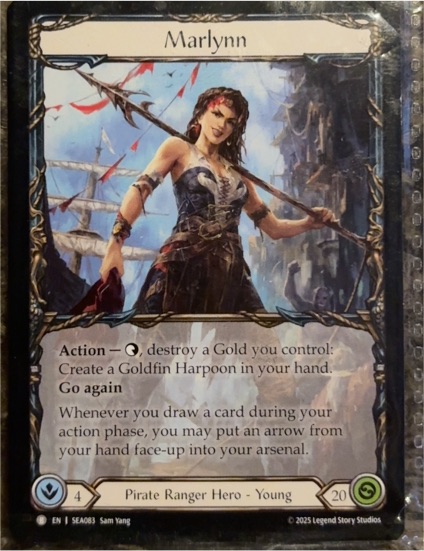 2025 Legend Story Studios Flesh and Blood High Seas #SEA083 Marlynn — front