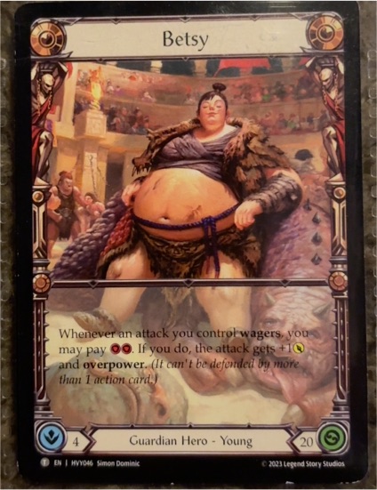 2023 Legend Story Studios Heavy Hitters HVY046 Betsy — front