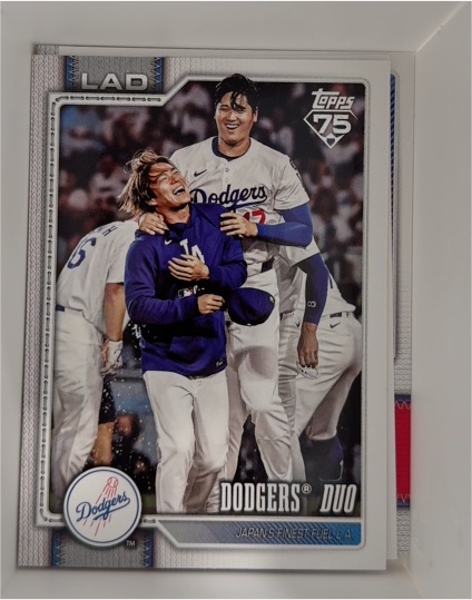 2026 Topps Series 1 #265 Dodgers Duo — front
