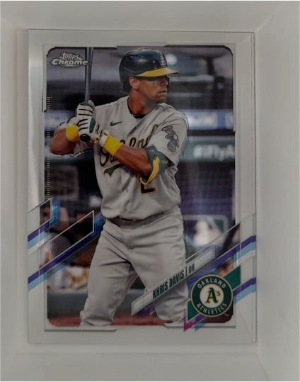 2021 Topps Chrome #216 Khris Davis — front