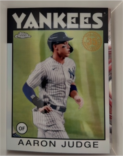 2021 Topps Chrome 1986 Topps #86BC-1 Aaron Judge — front
