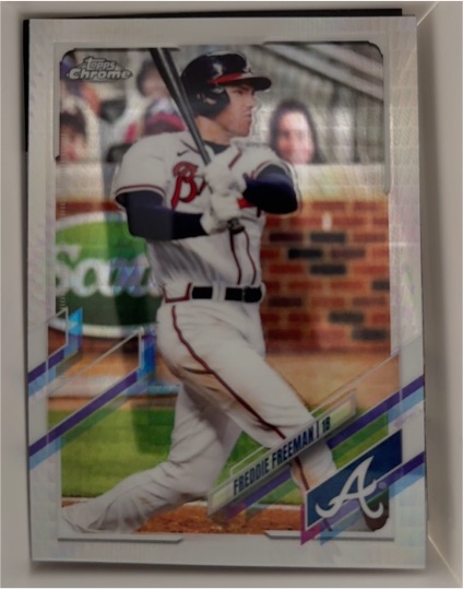 2021 Topps Chrome #138 Freddie Freeman — front