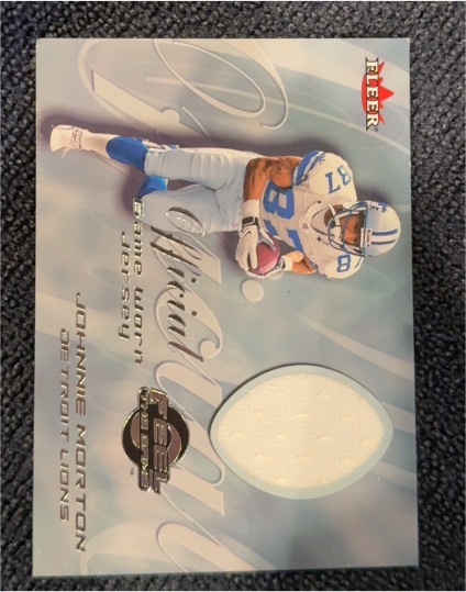 2000 Fleer Tradition Feel the Game #NNO Johnnie Morton — front