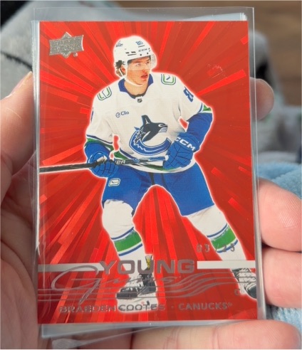 2025-26 Upper Deck Series 2 #497 Braeden Cootes — front