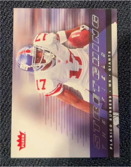 2006 Fleer Stretching the Field #SF-PB Plaxico Burress — front