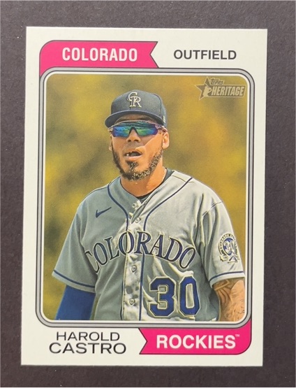 2023 Topps Heritage #521 Harold Castro — front