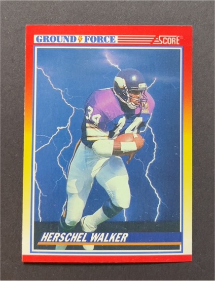 1990 Score Ground Force #561 Herschel Walker — front