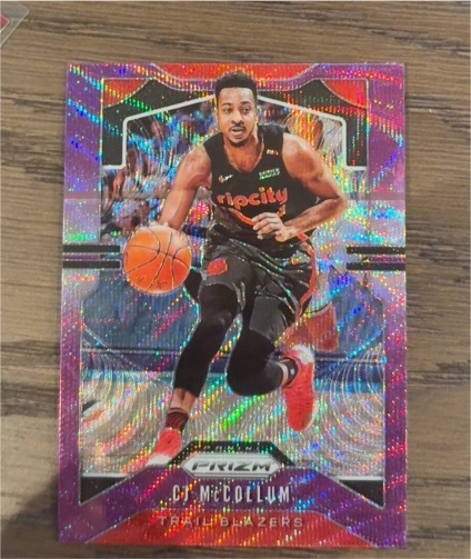 2019-20 Panini Prizm #113 CJ McCollum — front