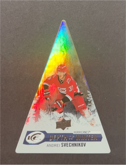 2023-24 Upper Deck Ice #DW-17 Andrei Svechnikov Depth of Winter — front