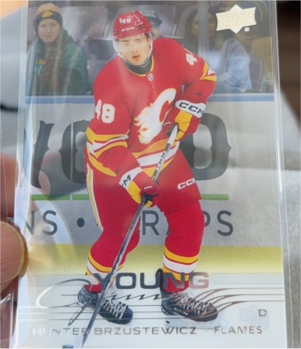 2025-26 Upper Deck Series 2 #455 Hunter Brzustewicz — front