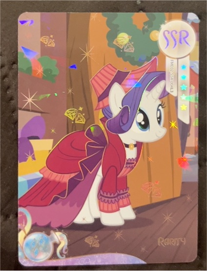2025 Kayou My Little Pony Friendship Eternal Fun Moments SSR-004L3 Rarity — front