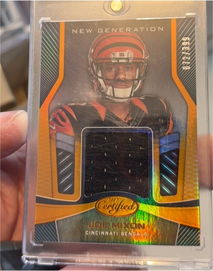 2017 Panini Certified New Generation #NG-JMX Joe Mixon — front