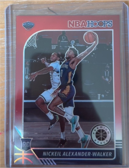 2019-20 Panini Hoops Premium Stock #214 Nickeil Alexander-Walker — front