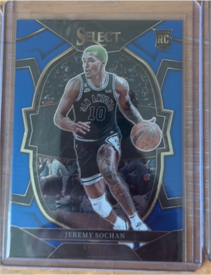 2022-23 Panini Select #86 Jeremy Sochan — front