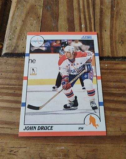 1990-91 Score #246 John Druce — front