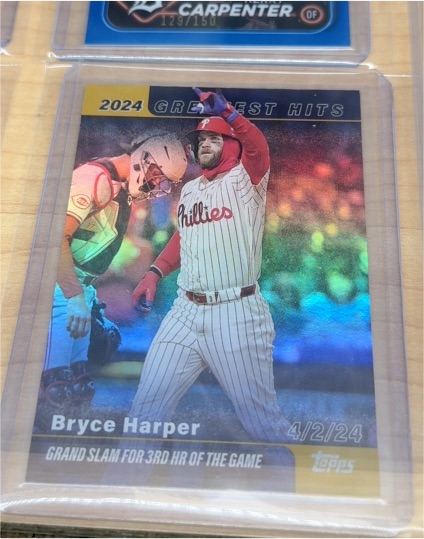 2024 Topps Greatest Hits #GH-3 Bryce Harper — front