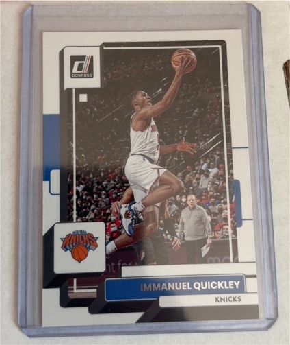 2022 Donruss #175 Immanuel Quickley — front