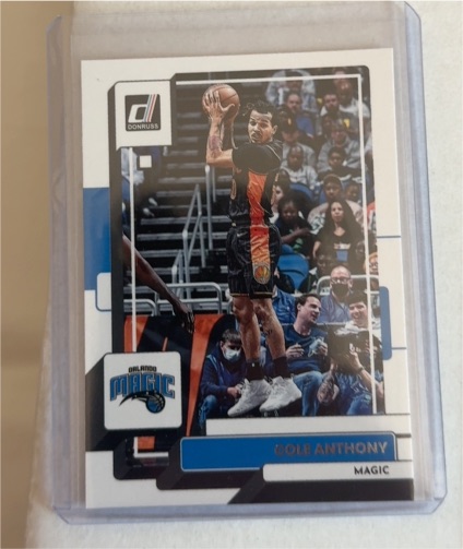 2022-23 Donruss #82 Cole Anthony — front