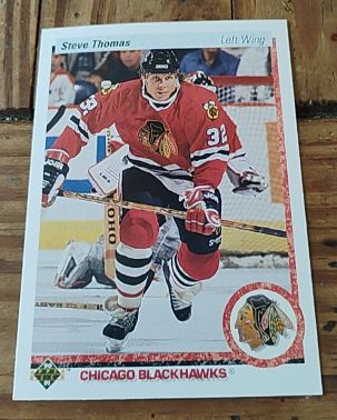 1990-91 Upper Deck #221 Steve Thomas — front